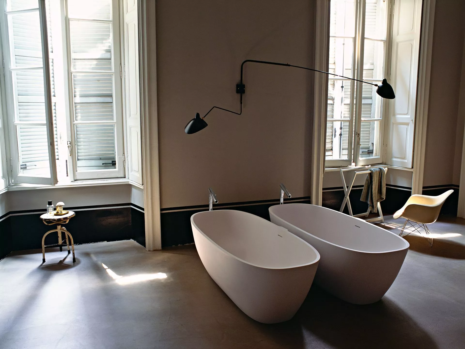 Agape NORMAL freistehende Badewanne aus Cristalplant®, Breite: 170,5cm, Tiefe: 72cm, Höhe: 50,5cm, weiß matt - AVAS0910ZZ Agape NORMAL freistehende Badewanne aus Cristalplant®, Breite: 170,5cm, Tiefe: 72cm, Höhe: 50,5cm, weiß matt - AVAS0910ZZ