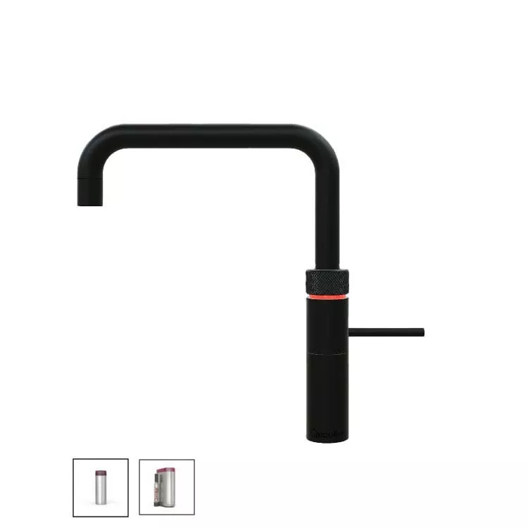 Quooker Fusion Square Kalt- und Kochendwasserspender für Warmwasseranschluss-3FSBLKCUBE