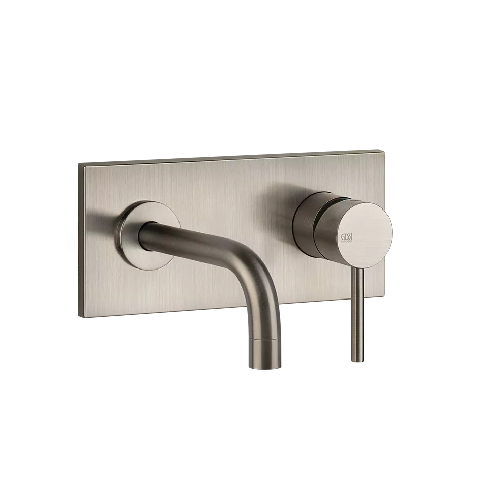 Gessi VIA TORTONA Fertigmontageset für Waschtisch-Einhebelmischer mit Auslauf zur Wandmontage, Ausladung: 128-148mm, ohne Ablaufgarnitur, Finox Optik - 44823149 Gessi VIA TORTONA Fertigmontageset für Waschtisch-Einhebelmischer mit Auslauf zur Wandmontage, Ausladung: 128-148mm, ohne Ablaufgarnitur, Finox Optik - 44823149