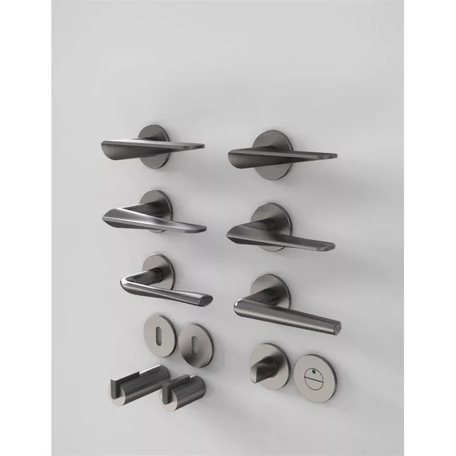 Frost Denmark ARCHITECTURAL HARDWARE Türgriff, groß, schwarz gebürstet-A1007SSBCB