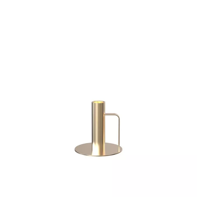 Frost Denmark LIVING Kerzenhalter 2001, einzeln, gold gebürstet-N2001-BMG Frost Denmark LIVING Kerzenhalter 2001, einzeln, gold gebürstet-N2001-BMG