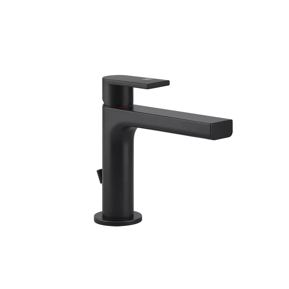Gessi VIA MANZONI Waschtisch-Einhebelmischer mit Auslauf zur Tischmontage, Ausladung: 128mm, mit Ablaufgarnitur, 3/8 Anschluss, schwarz matt - 38601299 Gessi VIA MANZONI Waschtisch-Einhebelmischer mit Auslauf zur Tischmontage, Ausladung: 128mm, mit Ablaufgarnitur, 3/8 Anschluss, schwarz matt - 38601299