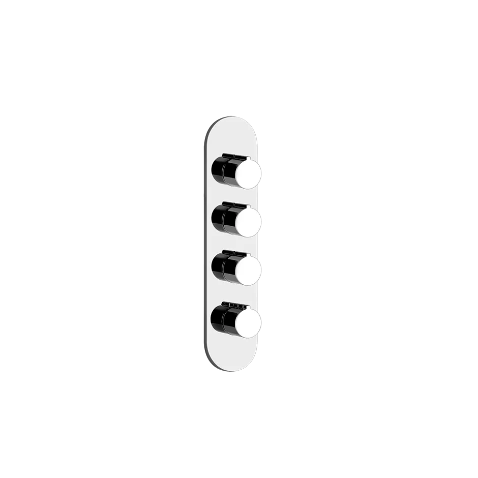 Gessi ANELLO Außenteil für Hochleistungsthermostat zur Wandmontage, 3-Wege, mit Abdeckplatte, Rückflussverhinderer und Wassermengenregulierung, chrom - 43066031 Gessi ANELLO Außenteil für Hochleistungsthermostat zur Wandmontage, 3-Wege, mit Abdeckplatte, Rückflussverhinderer und Wassermengenregulierung, chrom - 43066031