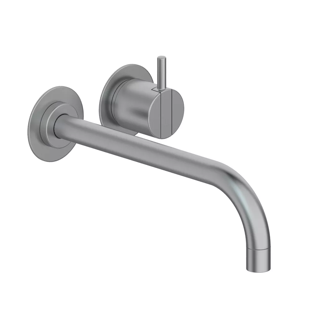 vola 121X Unterputz-Waschtisch-Einhebelmischer, Ausladung:225mm, Hebel rechts:25mm, chrom matt-121X-20