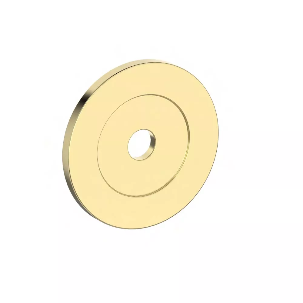 vola T17R Rosette für Handtuchhaken T17 und T18, Durchmesser:26mm, messing poliert-T17R-19