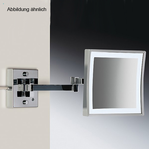 Windisch 99667/2 LED-Wandkosmetikspiegel, gold-99667/2O3XD