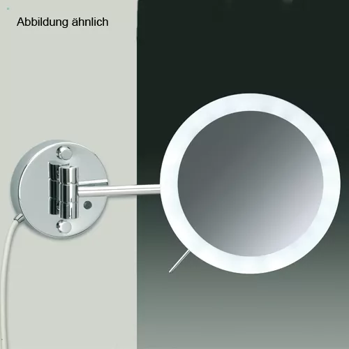 Windisch 99854/1 LED-Wandkosmetikspiegel, chrom-99854/1CR3XD