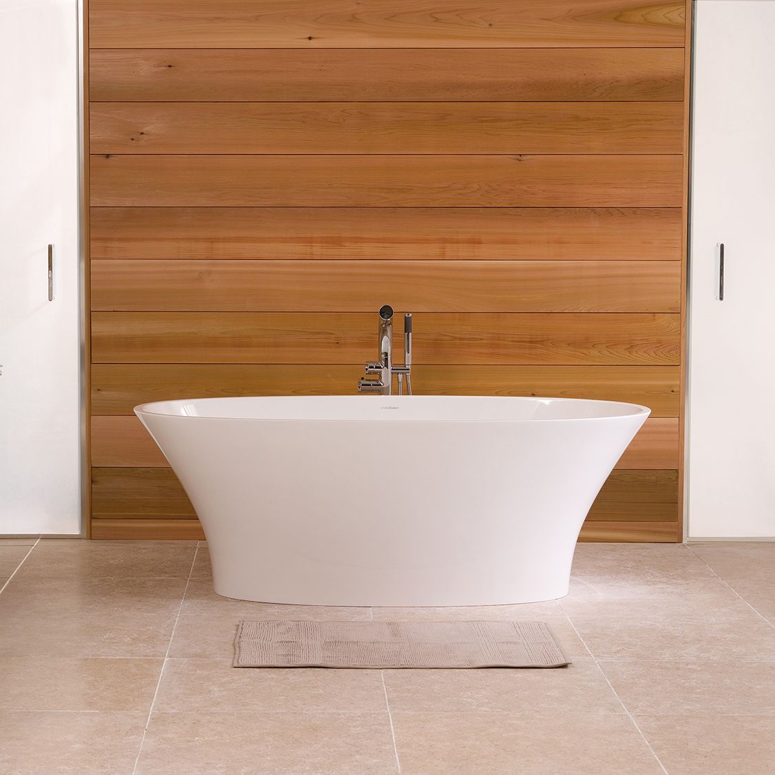 victoria + albert IONIAN freistehende Badewanne, 170x79x61cm-INN-N-SW-NO