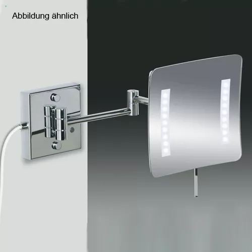Windisch 99857/2 LED-Wandkosmetikspiegel, chrom-99857/2CR3XD