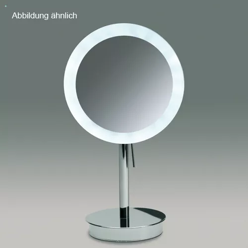 Windisch 99656 LED-Standkosmetikspiegel, gold-99656O3X