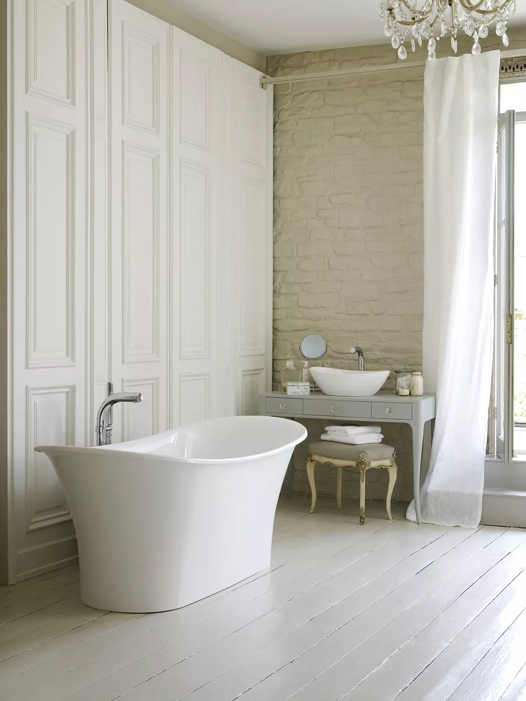 victoria + albert TOULOUSE freistehende Badewanne, 181x81x72cm-TOUM-N-SM-NO