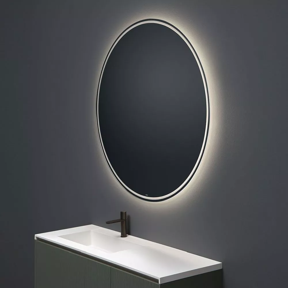 antoniolupi ALBORE runder LED-Spiegel, D:90cm, Lichtfarbe:3000K, warmweiß-ALBORE90W_3000