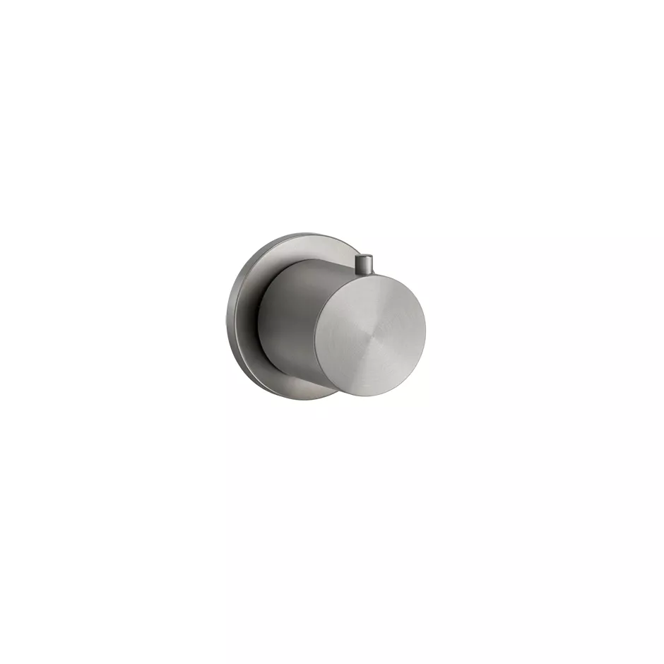 Gessi 316 Fertigmontageset für Absperrventil zur Wandmontage mit 3/4 Anschluss, edelstahl matt gebürstet - 54564239