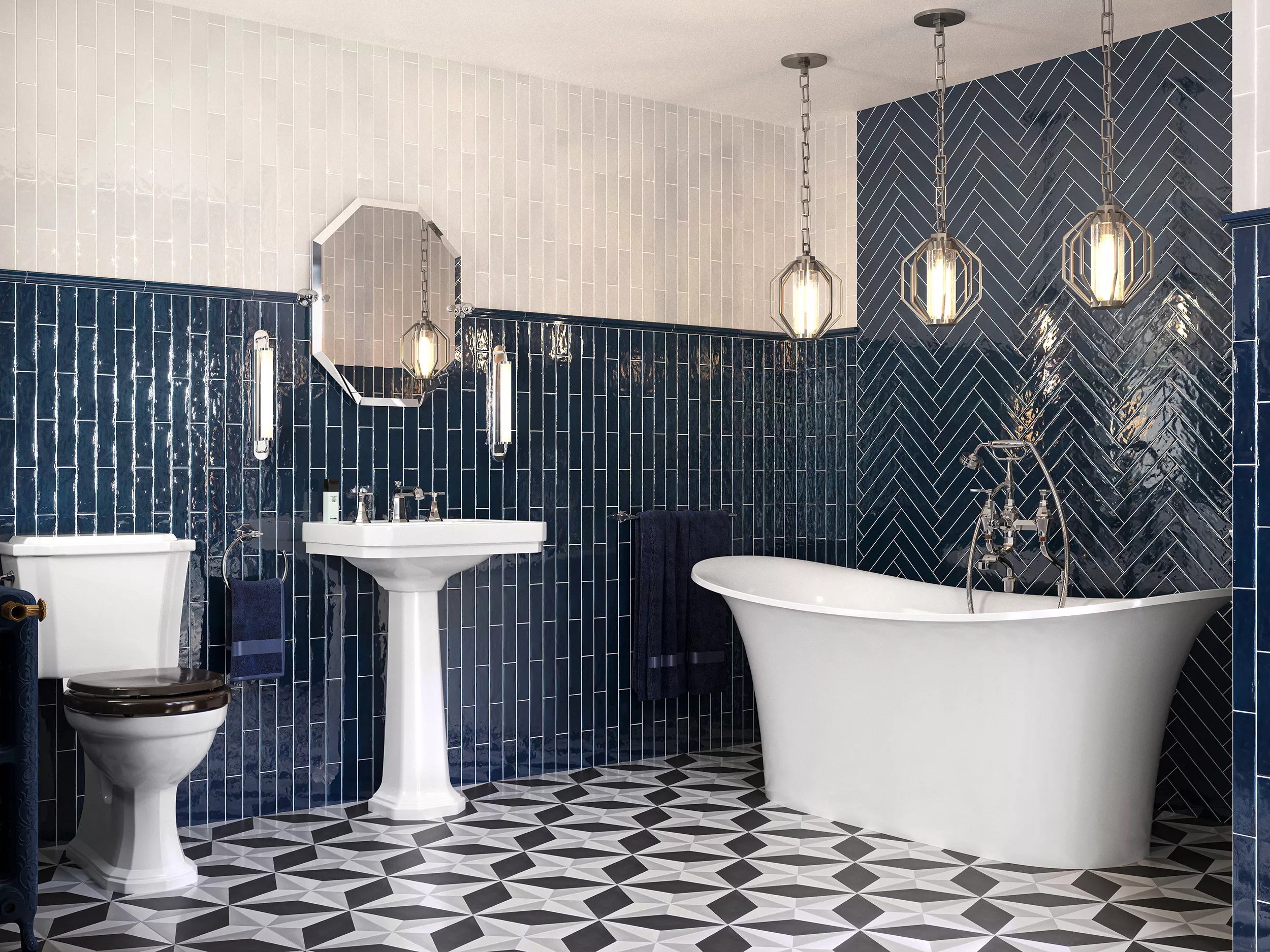 victoria + albert TOULOUSE freistehende Badewanne, 152x74x65cm-TO1-N-SW-NO