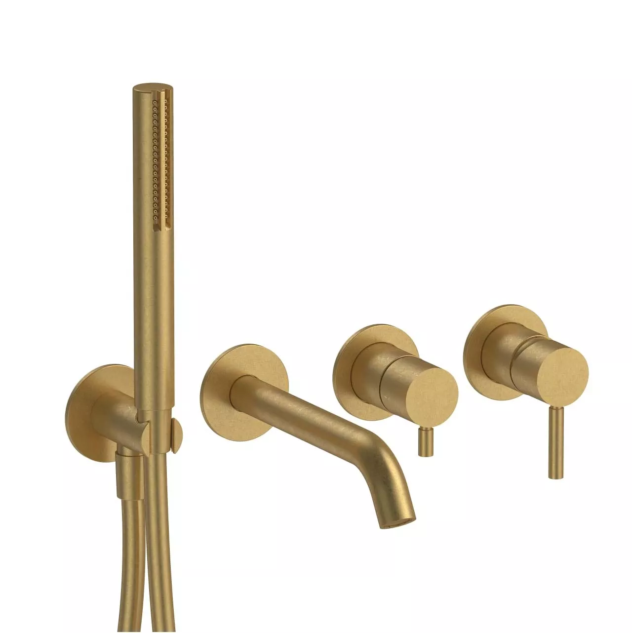 Fantini Wand-Wannen-Eingriffmischer mit 2-Wege-Umstellung mit Rosetten-50Q7M721B