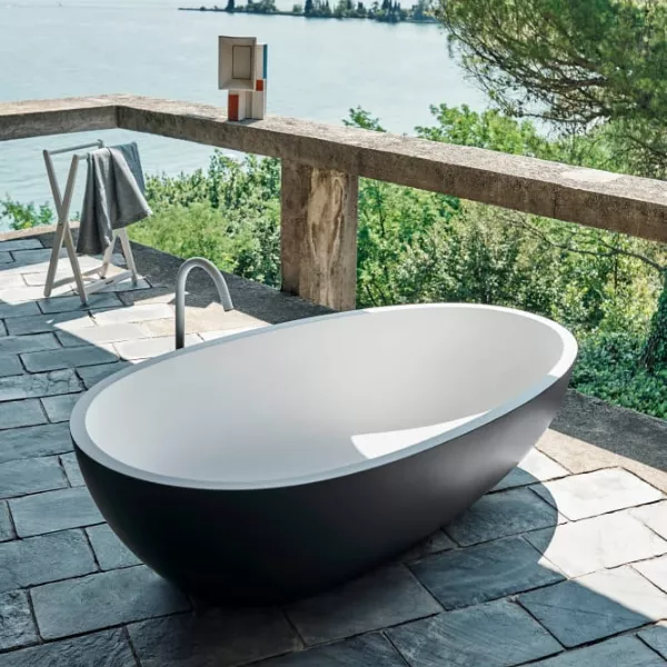 agape-spoon-xl-badewanne-cristalplant-dunkelgrau-weiss-seitenansicht