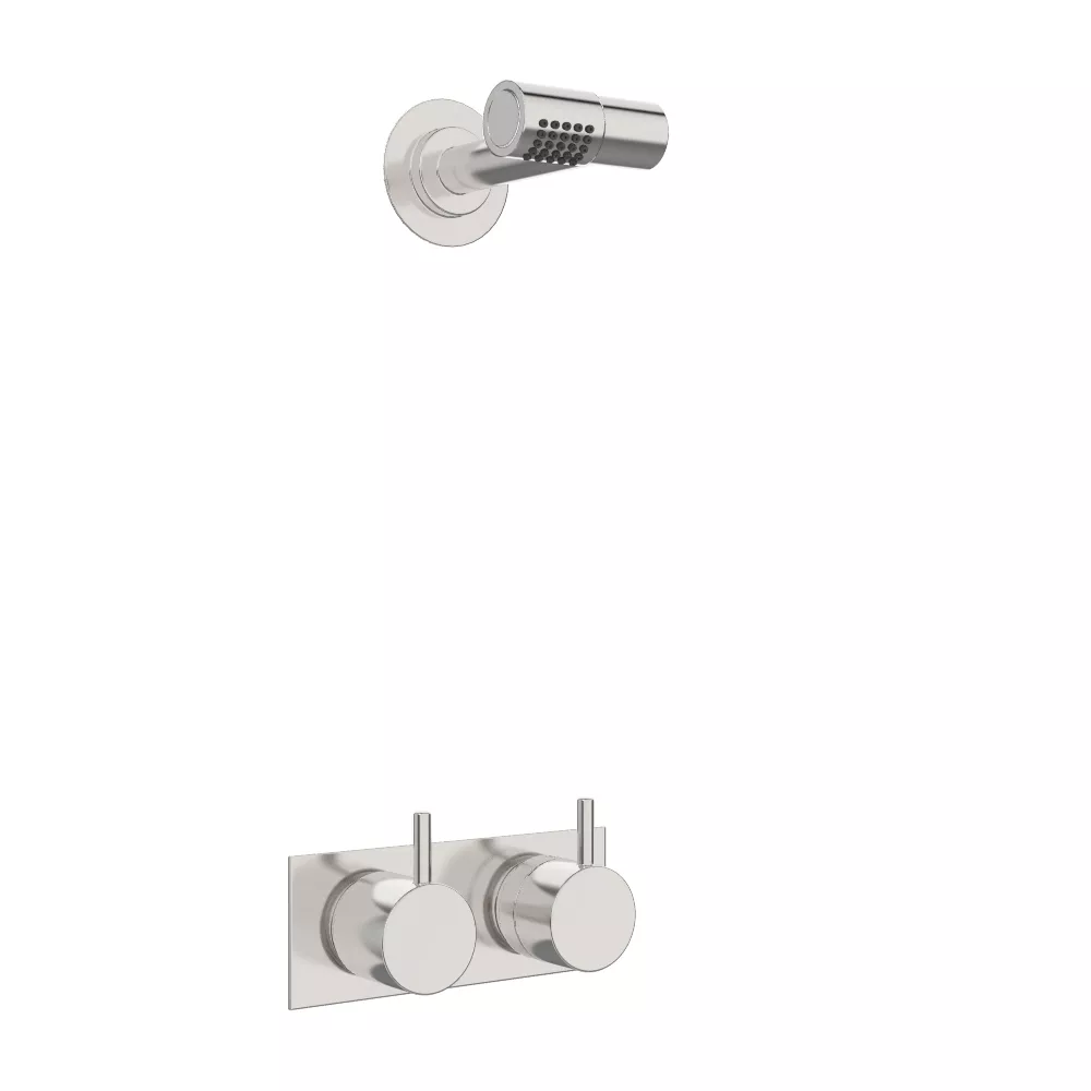 vola 5282 Unterputz-Brause-Thermostat mit Mengenregulierung, Hebel:25mm, chrom-5282-16
