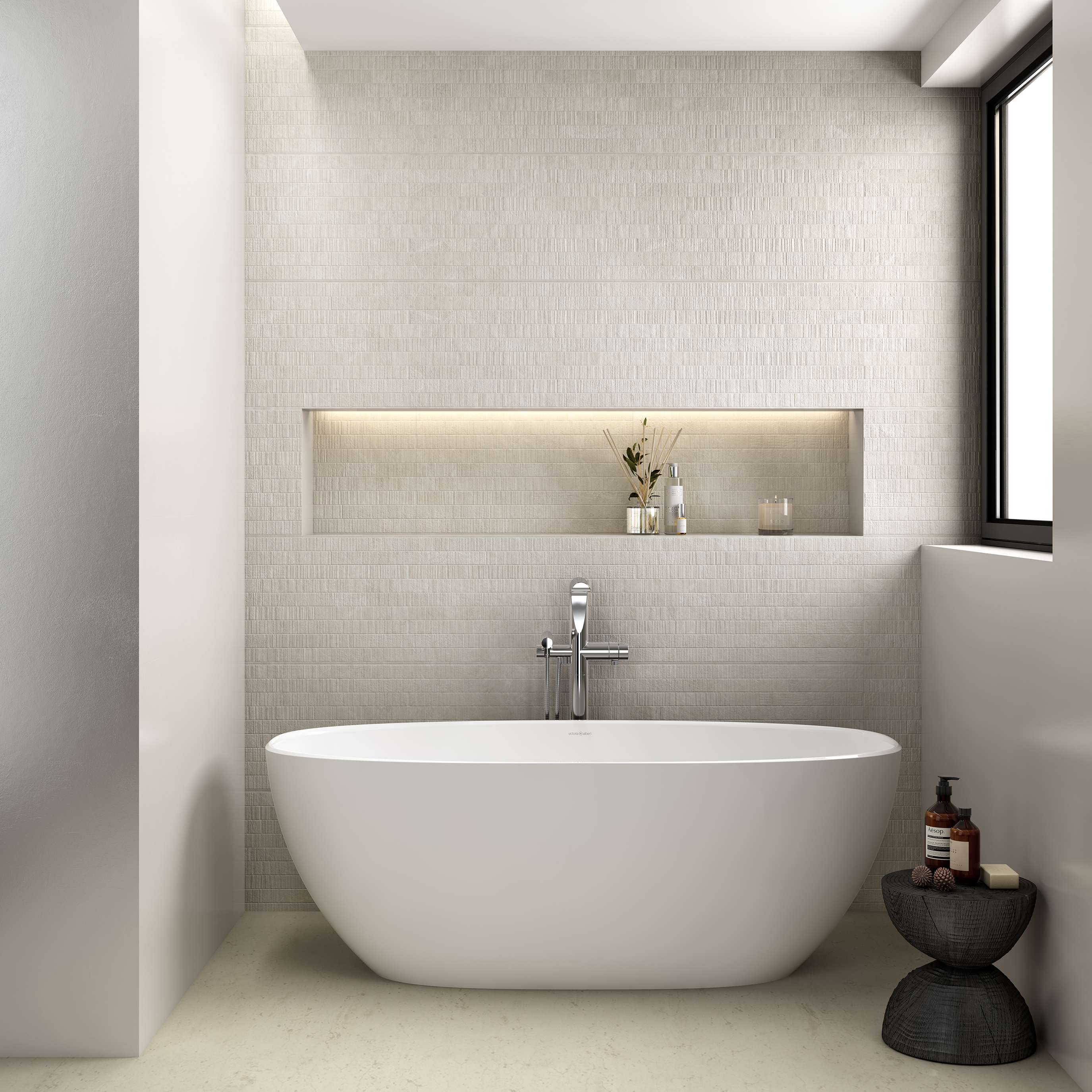 victoria + albert BARCELONA freistehende Badewanne, 150x72x53cm-BA1-N-SW-NO