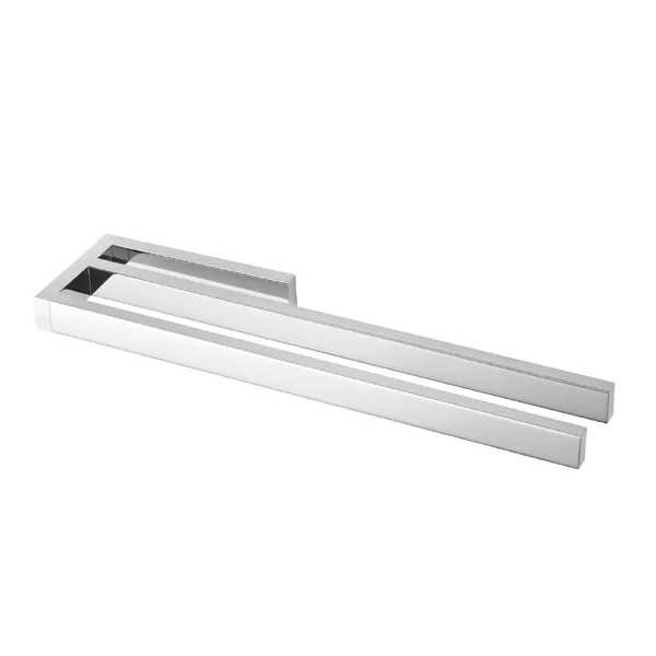 AVENARIUS Serie Universal Handtuchhalter eckige Form, zweiarmig, 390mm, chrom-9001421010
