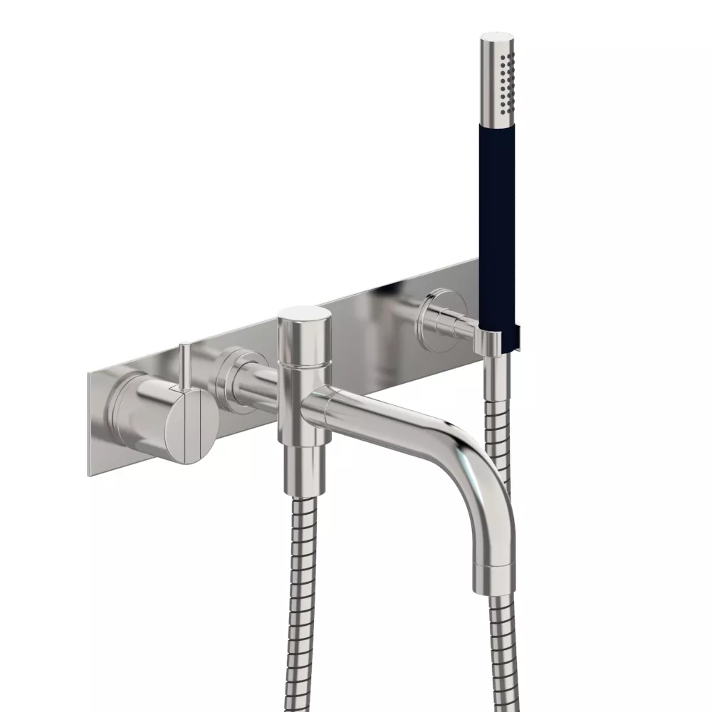 vola 2143DT8 Unterputz-Wannen-Einhebelmischer, Ausladung:200mm, Hebel:25mm, chrom-2143DT8-16