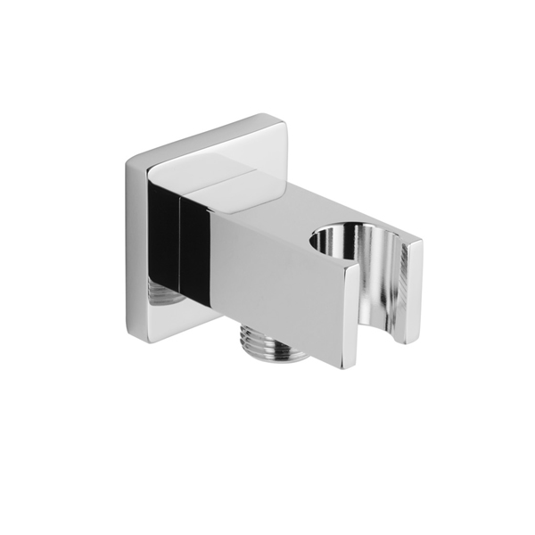Support Mural Ovale Pour Pommeau De Douche – 3 Positions, Chromé, Werkzeug / Maître Conmetall