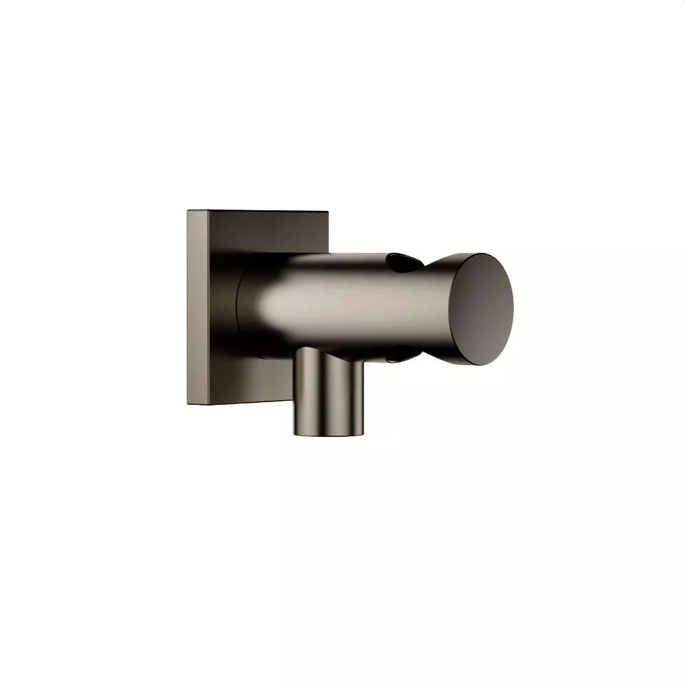 Dornbracht Wandanschlussbogen mit integriertem Brausehalter, dark platinum matt-28490970-99