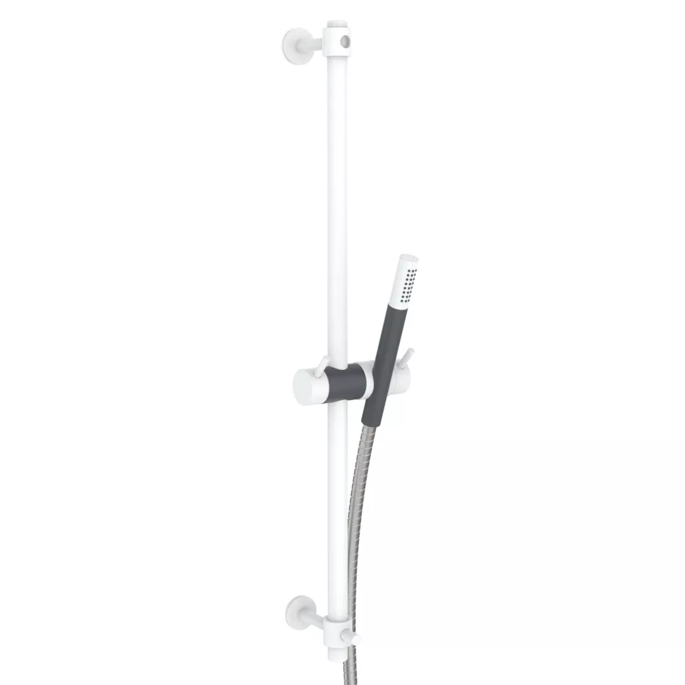vola T34 Brausegarnitur mit Handbrause und Brauseschlauch 1/2”, Stichmass:580mm, weiß matt-T34-28