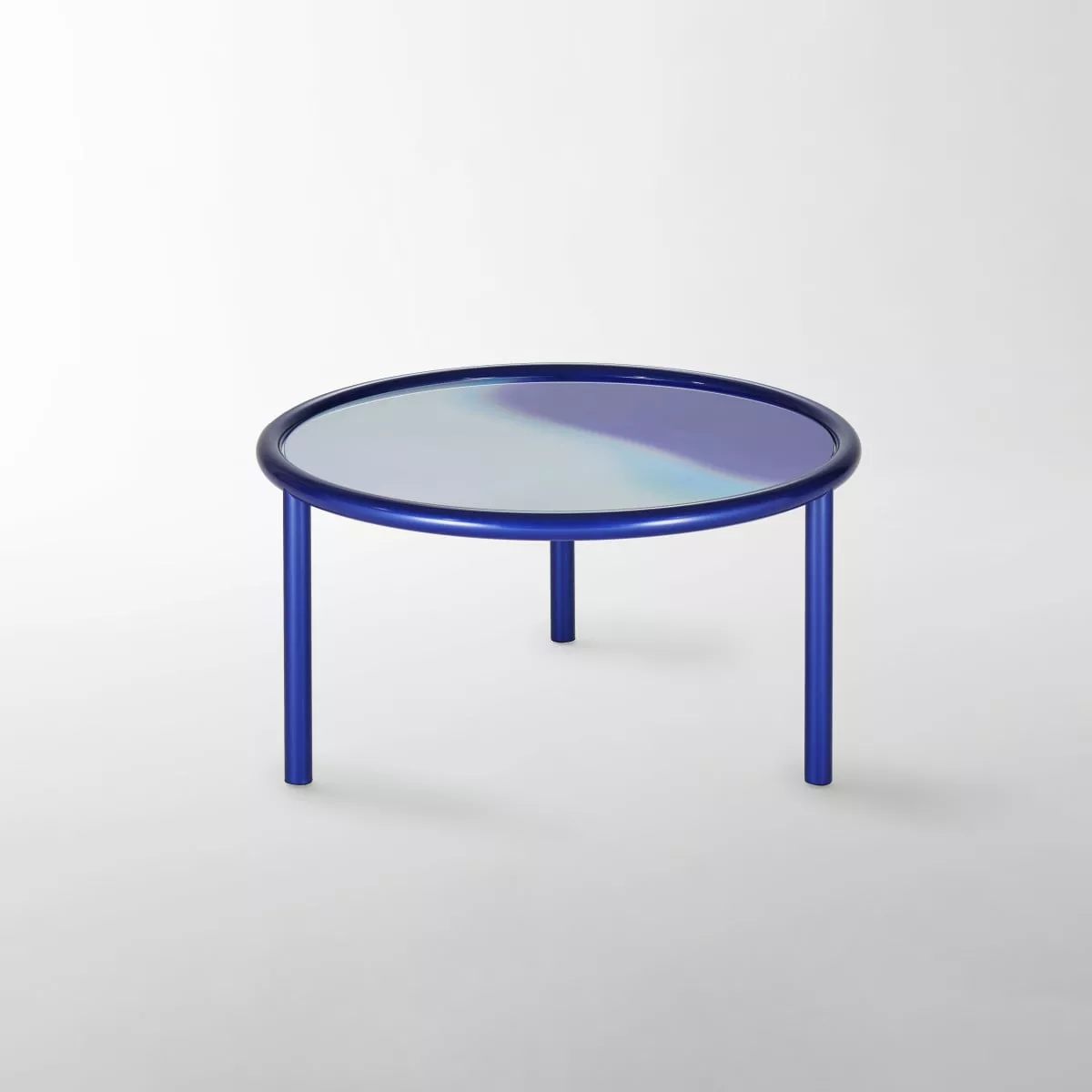 Glas Italia L.A. Sunset - Nachtblau - Produktansicht Glas Italia L.A. Sunset Couchtisch Ø 79 cm, Höhe 40 cm, Nachtblau - LAS01-NACHTBLAU