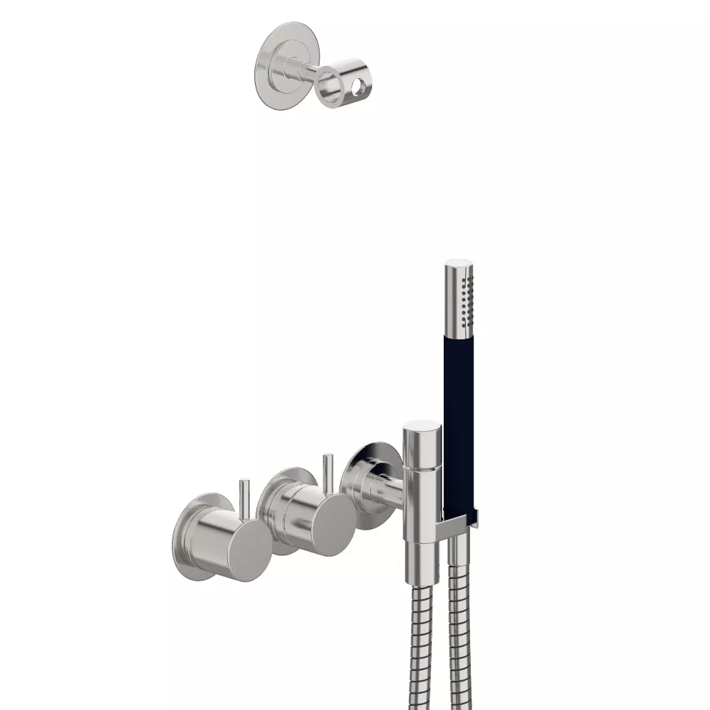 vola 5171RT9 Unterputz-Brause-Thermostat mit Mengenregulierung, Hebel:25mm, chrom-5171RT9-16