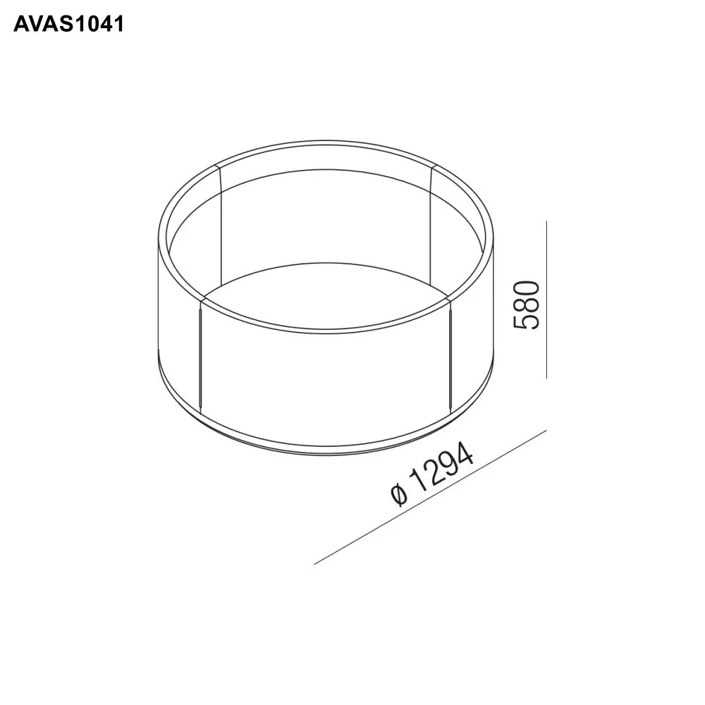 Agape IN-OUT freistehende Badewanne aus Naturstein, Durchmesser: 129,4cm, Höhe: 58cm, nero marquinia - AVAS1041NM Agape IN-OUT freistehende Badewanne aus Naturstein, Durchmesser: 129,4cm, Höhe: 58cm, nero marquinia - AVAS1041NM