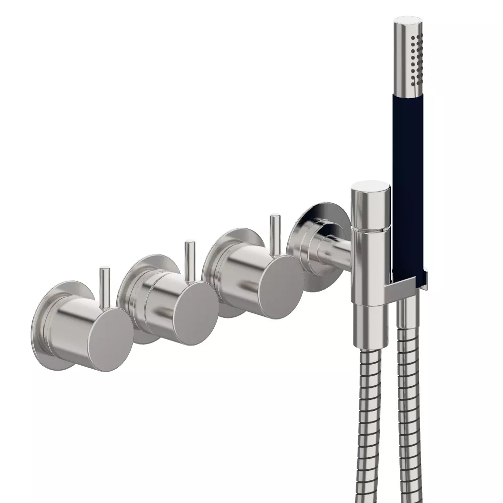 vola 5471R Unterputz-Brause-Thermostat mit 2-Wege-Umstellung, Hebel:25mm, chrom-5471R-16