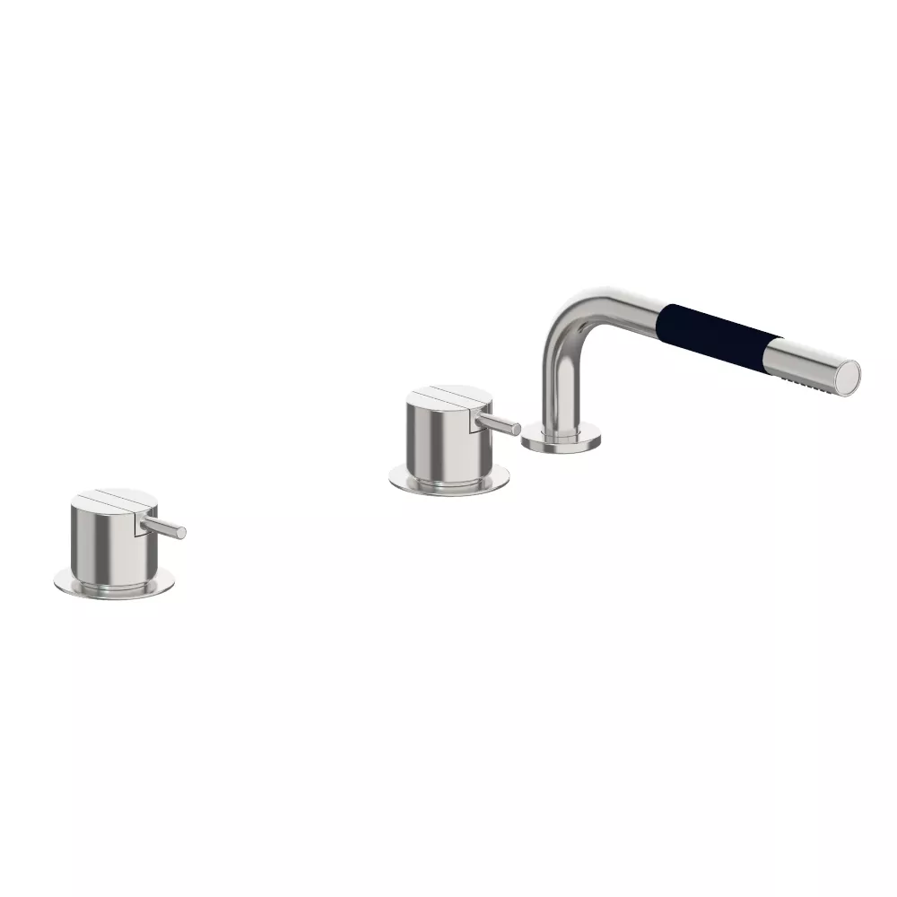 vola SC3 Wannen-Einhebelmischer mit Brause ohne Verrohrung, Befüllung über den Überlauf, Hebel:25mm, chrom-SC3-16
