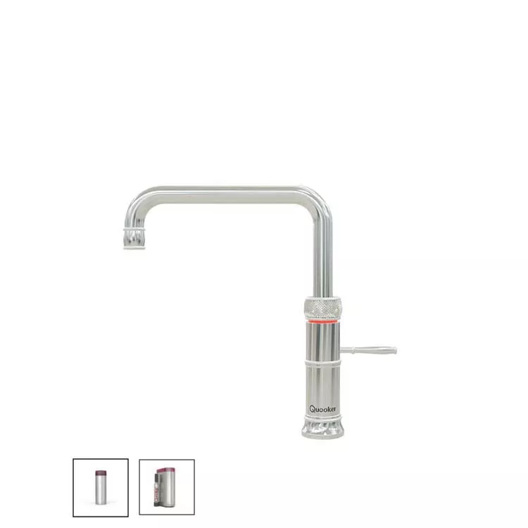Quooker Classic Fusion Square Kalt- und Kochendwasserspender-3CFSCHRCUBE Quooker Classic Fusion Square Kalt- und Kochendwasserspender-3CFSCHRCUBE