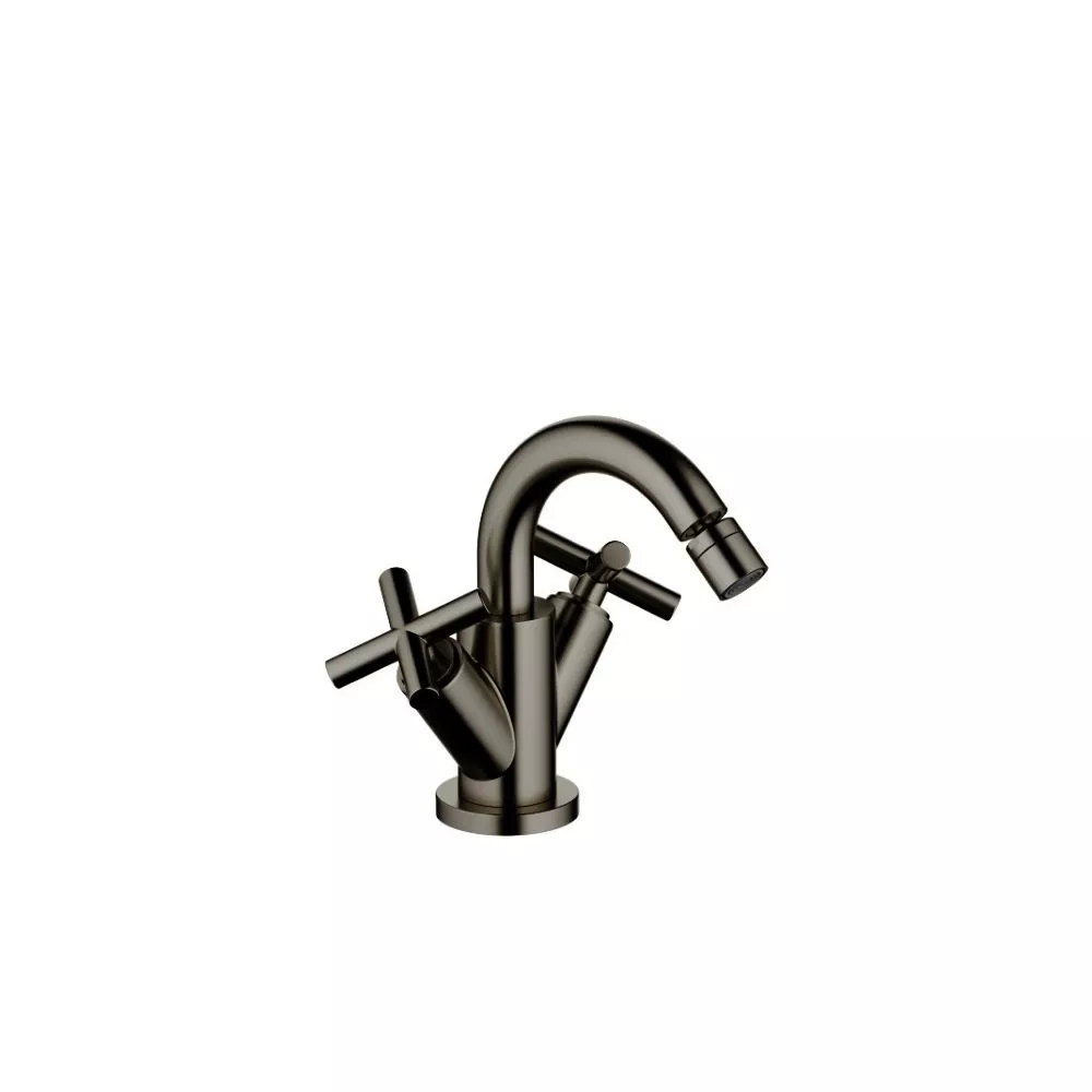 Dornbracht TARA Bidet-Einlochbatterie mit Ablaufgarnitur, dark platinum matt-24510892-99