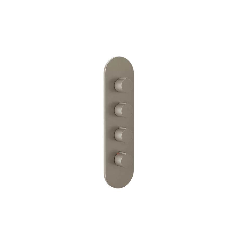 Gessi ANELLO Außenteil für Hochleistungsthermostat zur Wandmontage, 3-Wege, mit Abdeckplatte, Rückflussverhinderer und Wassermengenregulierung, Finox Optik - 43066149 Gessi ANELLO Außenteil für Hochleistungsthermostat zur Wandmontage, 3-Wege, mit Abdeckplatte, Rückflussverhinderer und Wassermengenregulierung, Finox Optik - 43066149