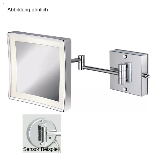 Windisch 99866/2 LED-Wandkosmetikspiegel, chrom-99866/2CR3XD