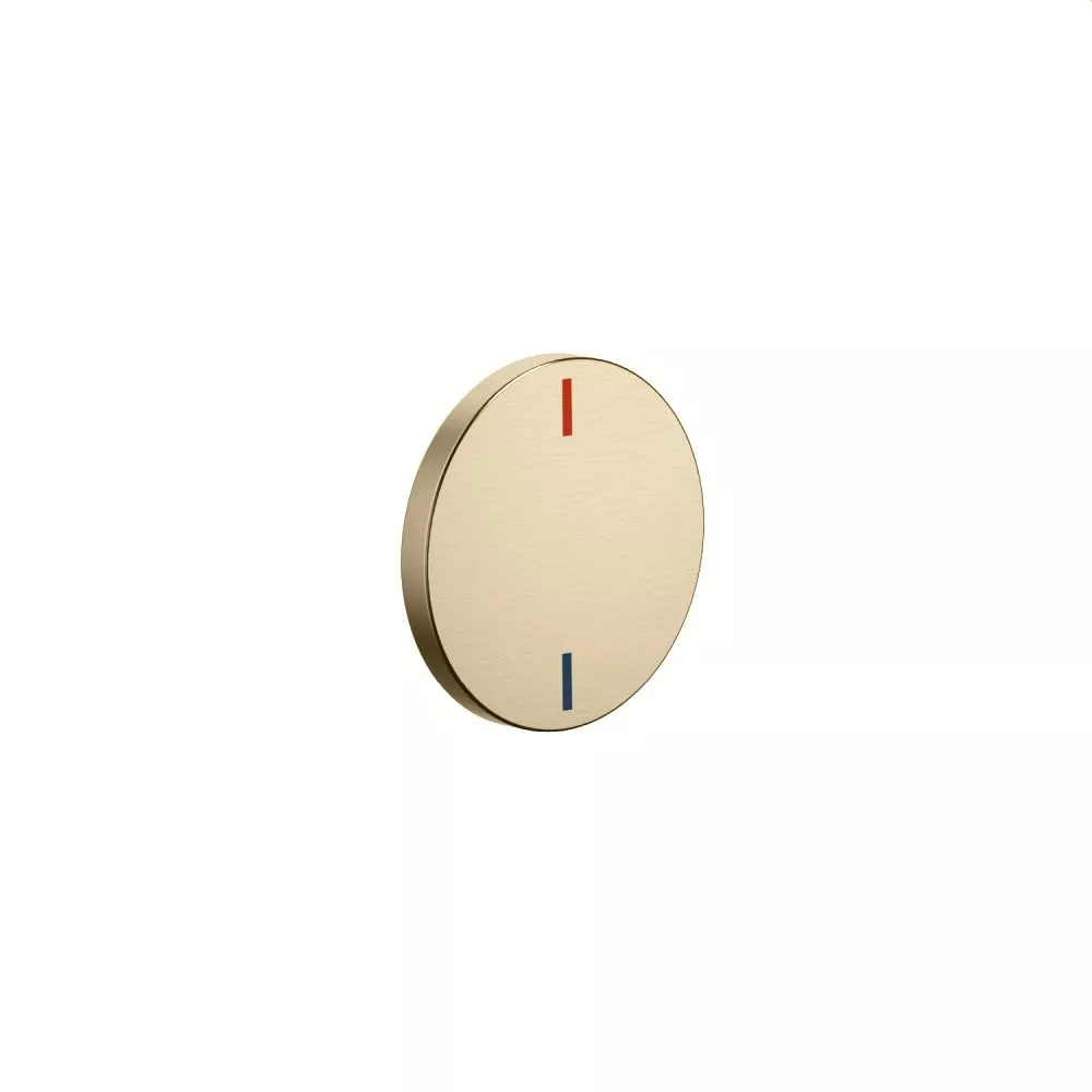 Dornbracht CYO Griffeinsatz rot & blau, messing gebürstet-11189811-28