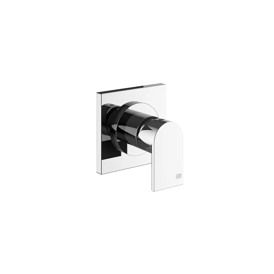 Gessi VIA MANZONI Fertigmontageset für Waschtisch/Wanne/Dusch-Einhebelmischer zur Wandmontage, für separaten Auslauf, mit quadratischer Platte, chrom - 38722031 Gessi VIA MANZONI Fertigmontageset für Waschtisch/Wanne/Dusch-Einhebelmischer zur Wandmontage, für separaten Auslauf, mit quadratischer Platte, chrom - 38722031