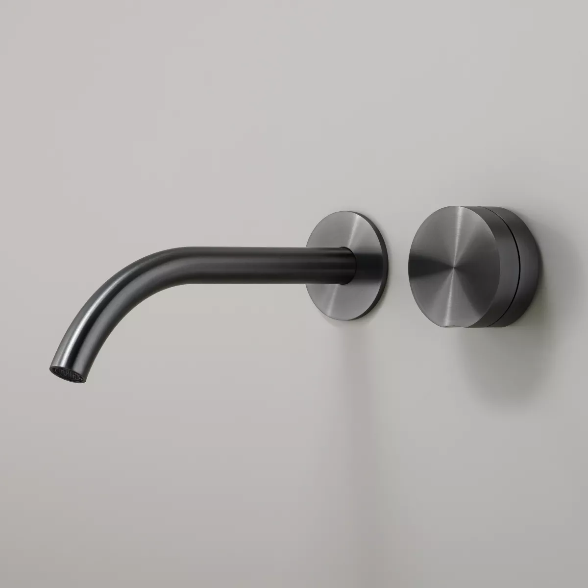 cea GIOTTO PLUS Wand-Waschtisch-Eingriffmischer, Ausladung:170mm, edelstahl satiniert-GIO71S