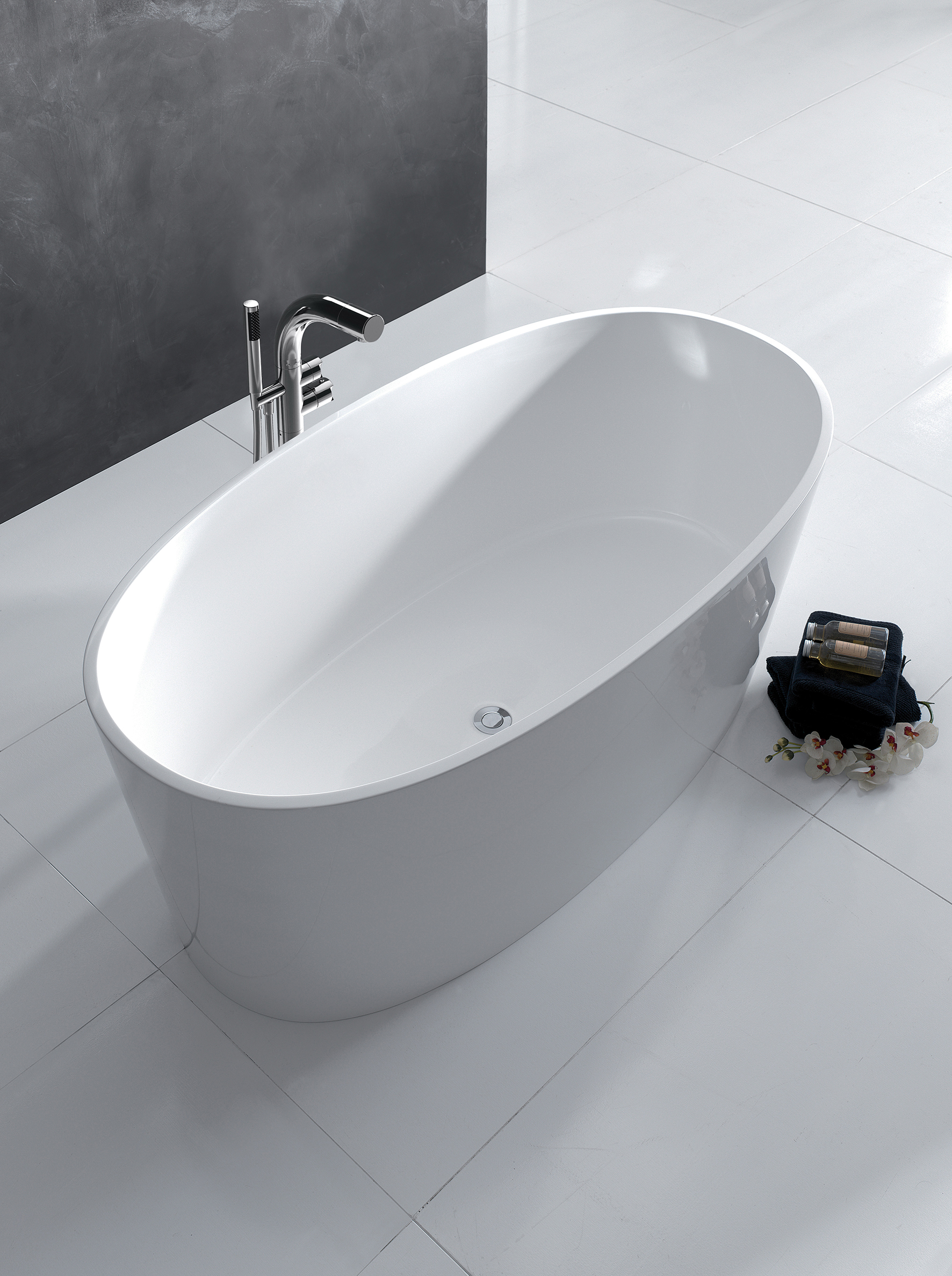 victoria + albert IOS freistehende Badewanne, 151x80x60cm-IOS-N-SW-NO