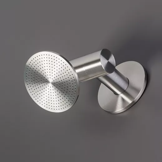 cea FRE 136 Wand-Kopfbrause mit beweglichem Brausekopf, D:65mm, edelstahl satiniert-FRE136S