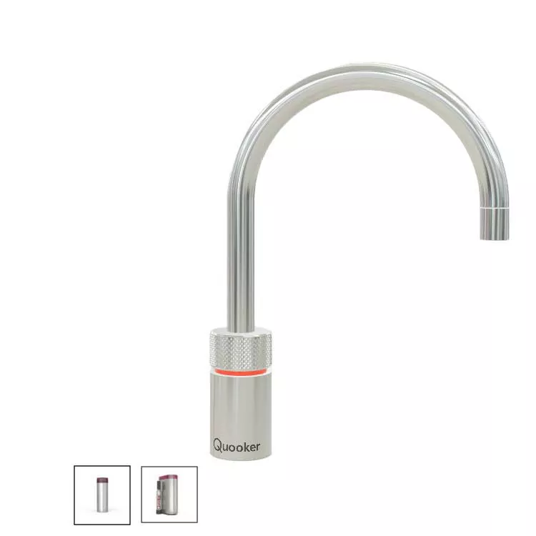 Quooker Nordic Round Kalt- und Kochendwasserspender-3NRCHRCUBE