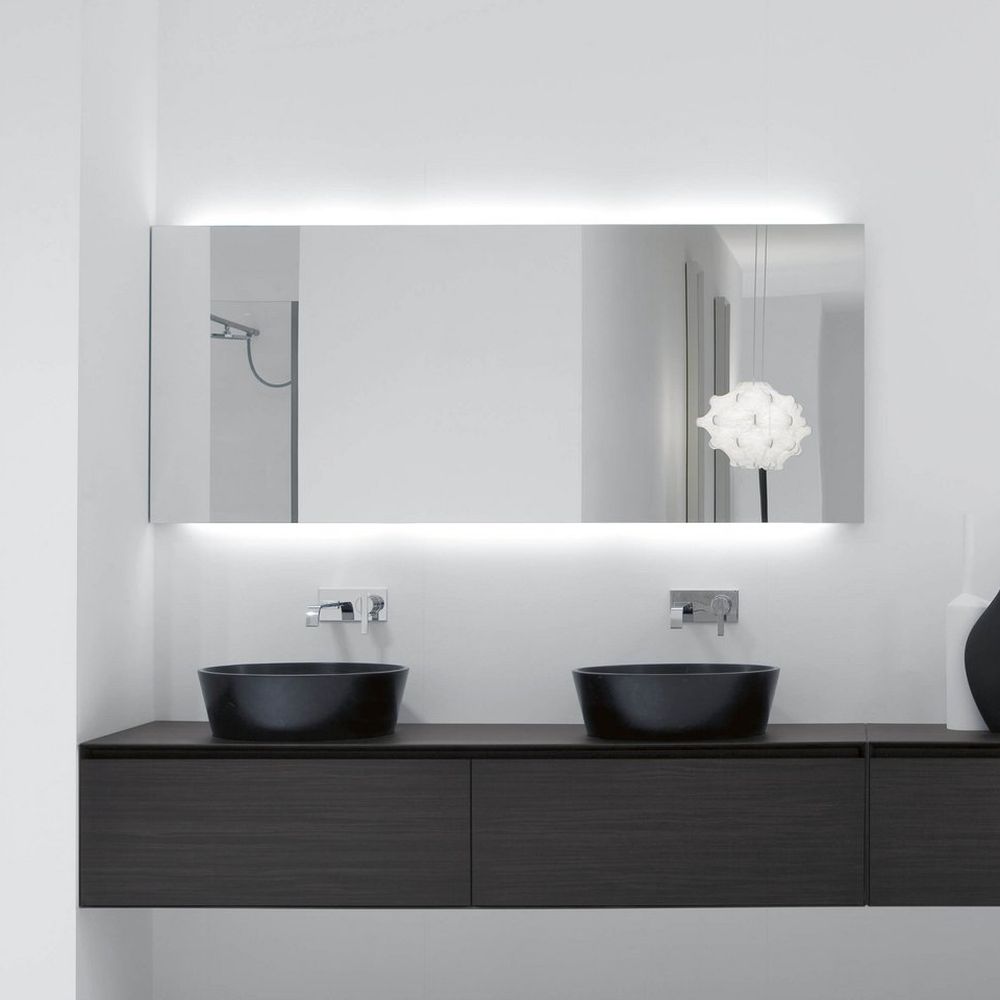 antoniolupi FLASH rechteckiger LED-Spiegel, Höhe: 50cm, Breite: 72cm, Lichtfarbe: 4000K, neutralweiß-FLASH50W72-4000