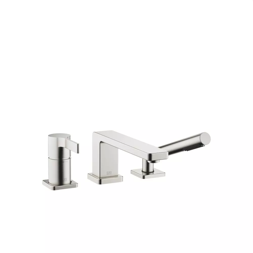 Dornbracht LULU Wannen-Dreiloch-Einhandbatterie für Wannenrand-bzw. Fliesenrandmontage, platin matt-27412710-06
