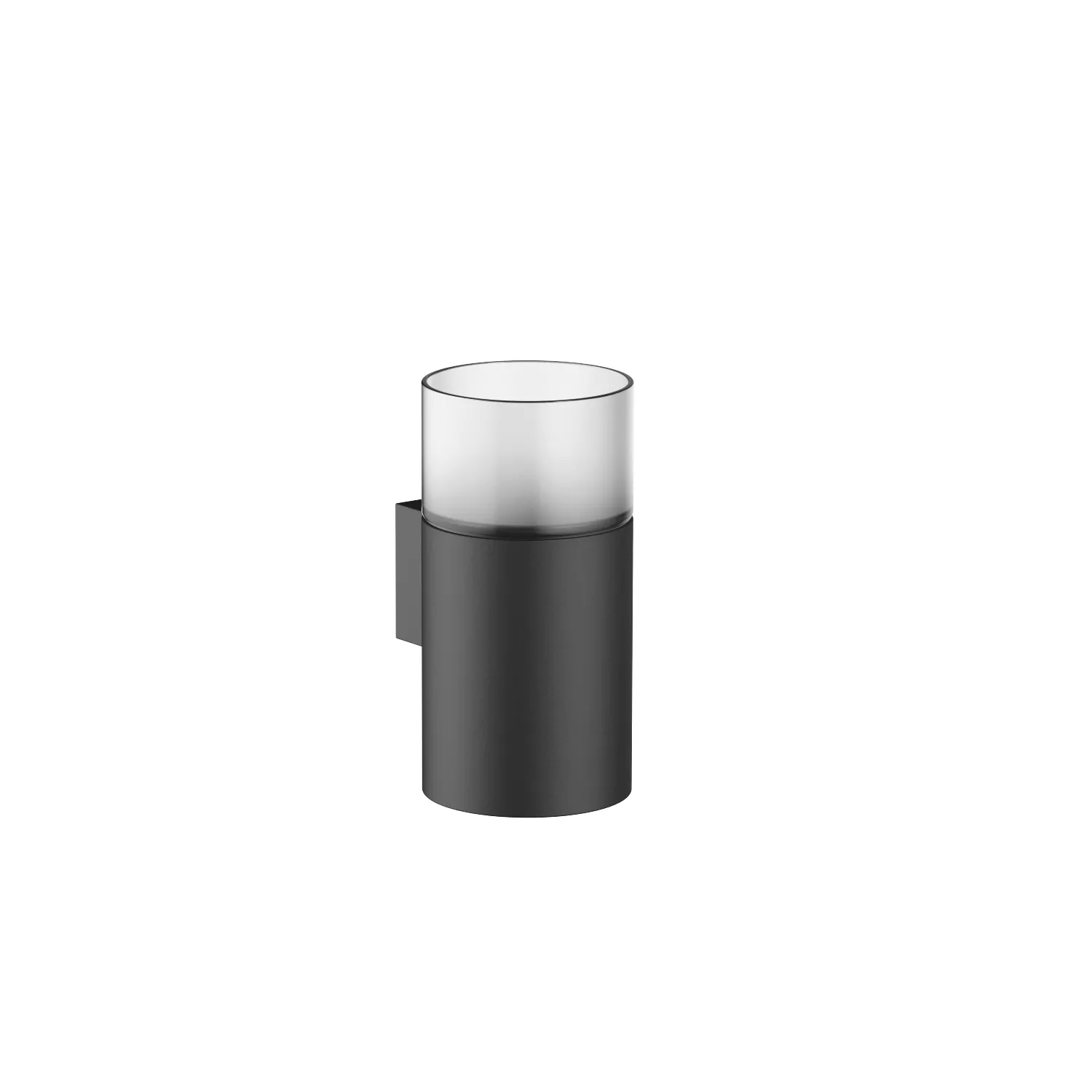Dornbracht Glashalter, Wandmodell, schwarz matt-83401979-33