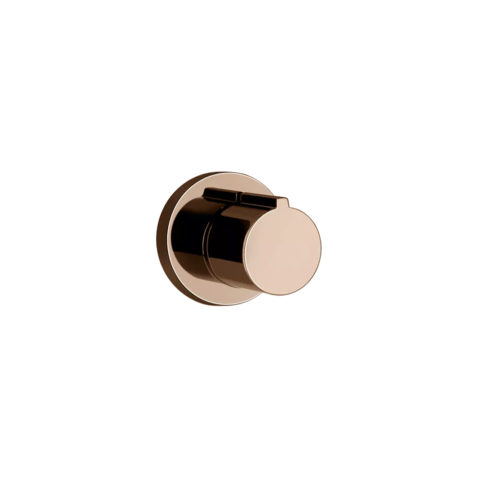 Gessi ANELLO Außenteil für Hochleistungsabsperrventil zur Wandmontage, 3/4 Anschluss, bei 3 bar Druck ca. 40 l/min, kupfer PVD - 43268030