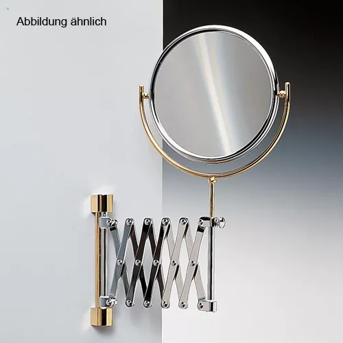 Windisch 99148 Wand-Kosmetikspiegel, messing gebürstet-99148OV3X