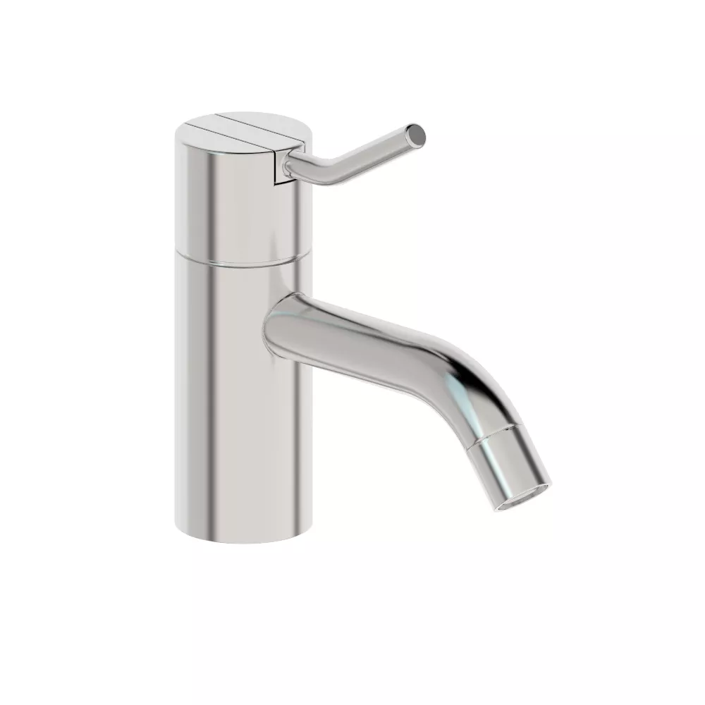 vola HV1M Waschtisch-Einhebelmischer, Höhe:120mm, Ausladung:114mm, ohne Ablaufgarnitur, Hebel:60mm, chrom-HV1M-16