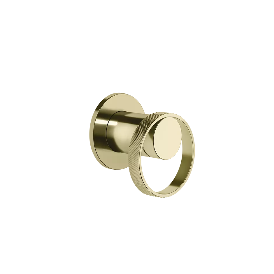 Gessi ANELLO Außenteil für Waschtisch-Einhebelmischer für separaten Auslauf zur Wandmontage, 1-Weg, messing PVD - 63409710