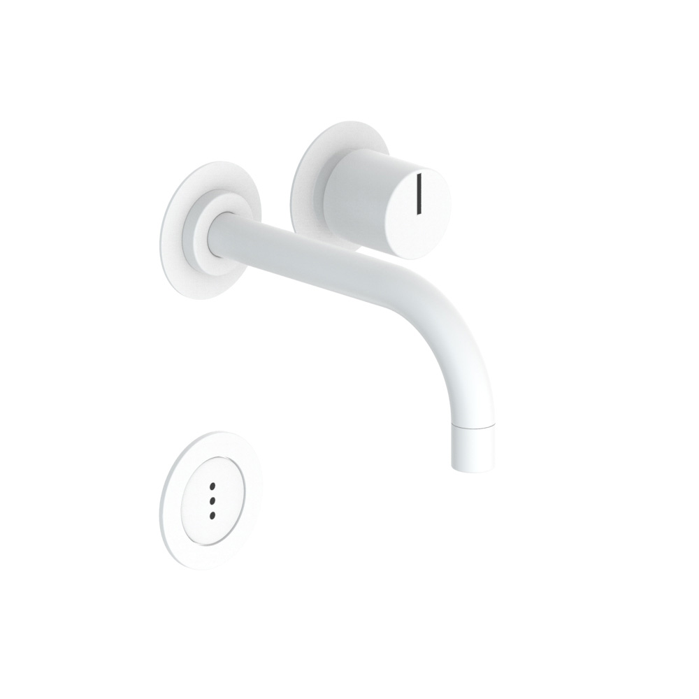 vola 4911VSX berührungsloser UP-Waschtischmischer, Ausladung:160mm, mit Temperatureinstellung, Batteriebetrieb, weiß matt-4911VSX-28